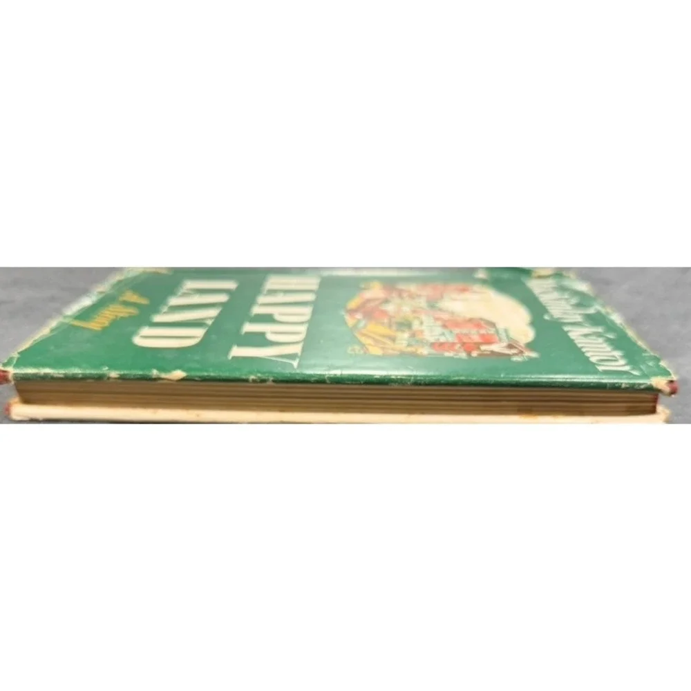 Happy Land A Story MacKinlay Kantor 1943 Hardcover Dust Jacket Coward-McCann